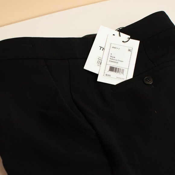 Theory Ibbey Admiral Crepe Pants - Black - Picture 7 of 12